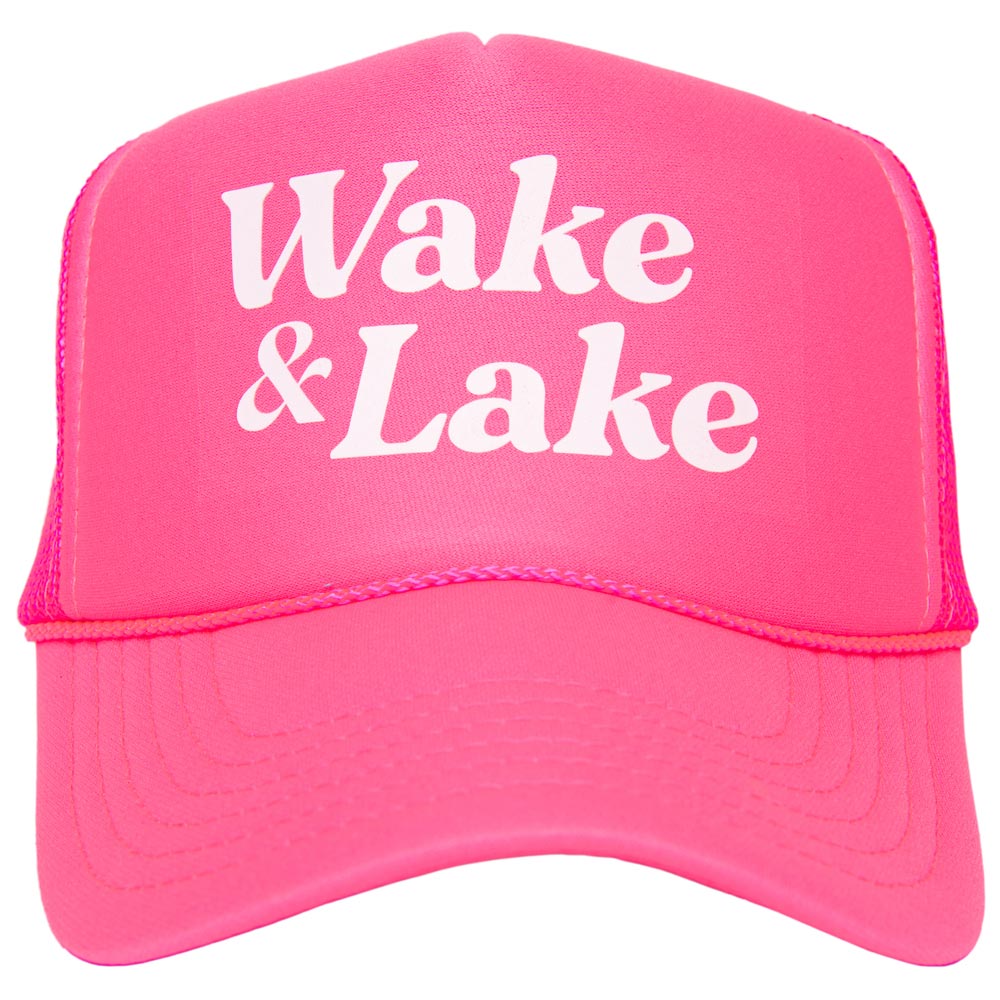 Katydid wake & lake trucker hat