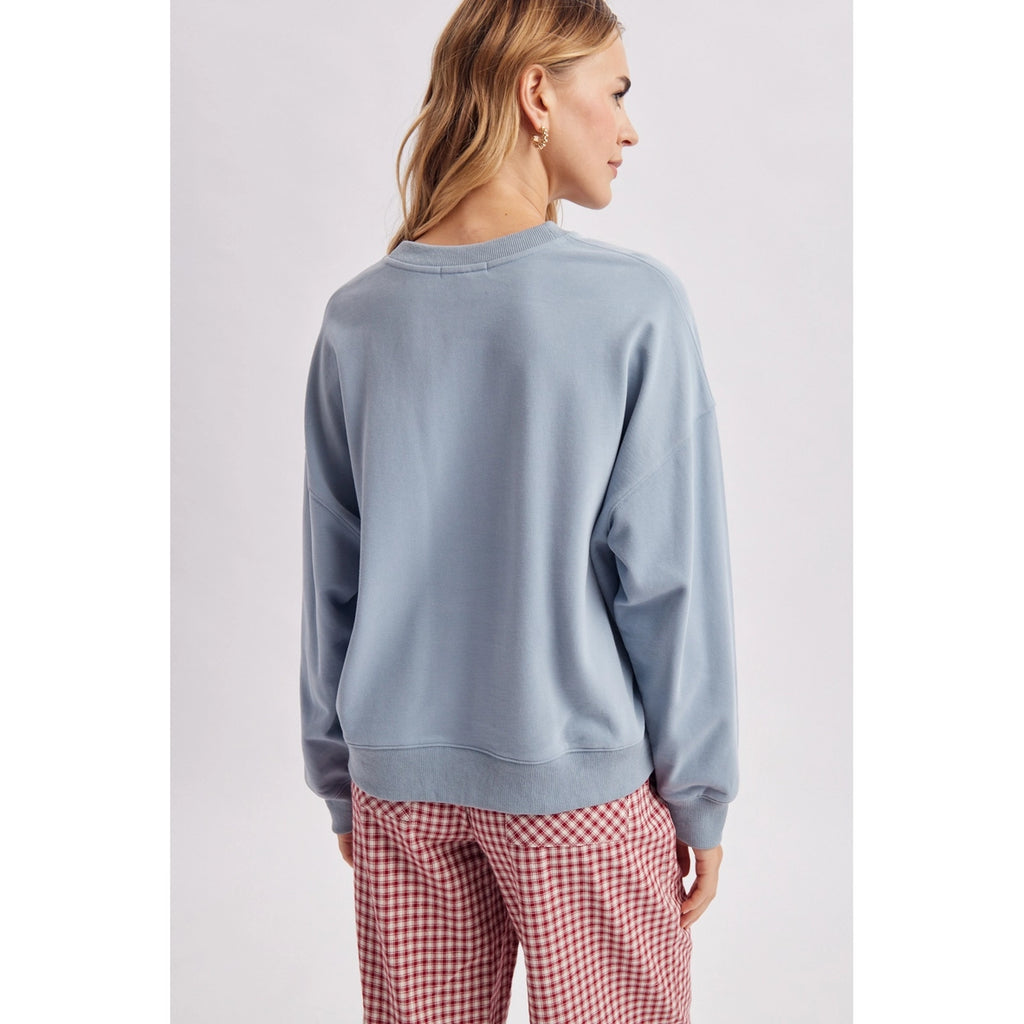 Wishlist Apparel western boots graphic sweatshirt