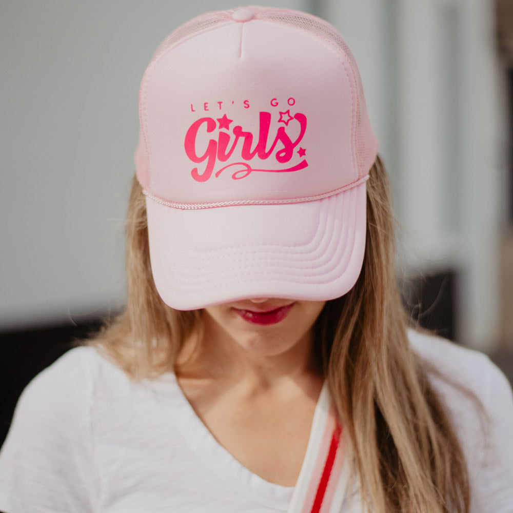 Katydid "let's go girls trucker hat"