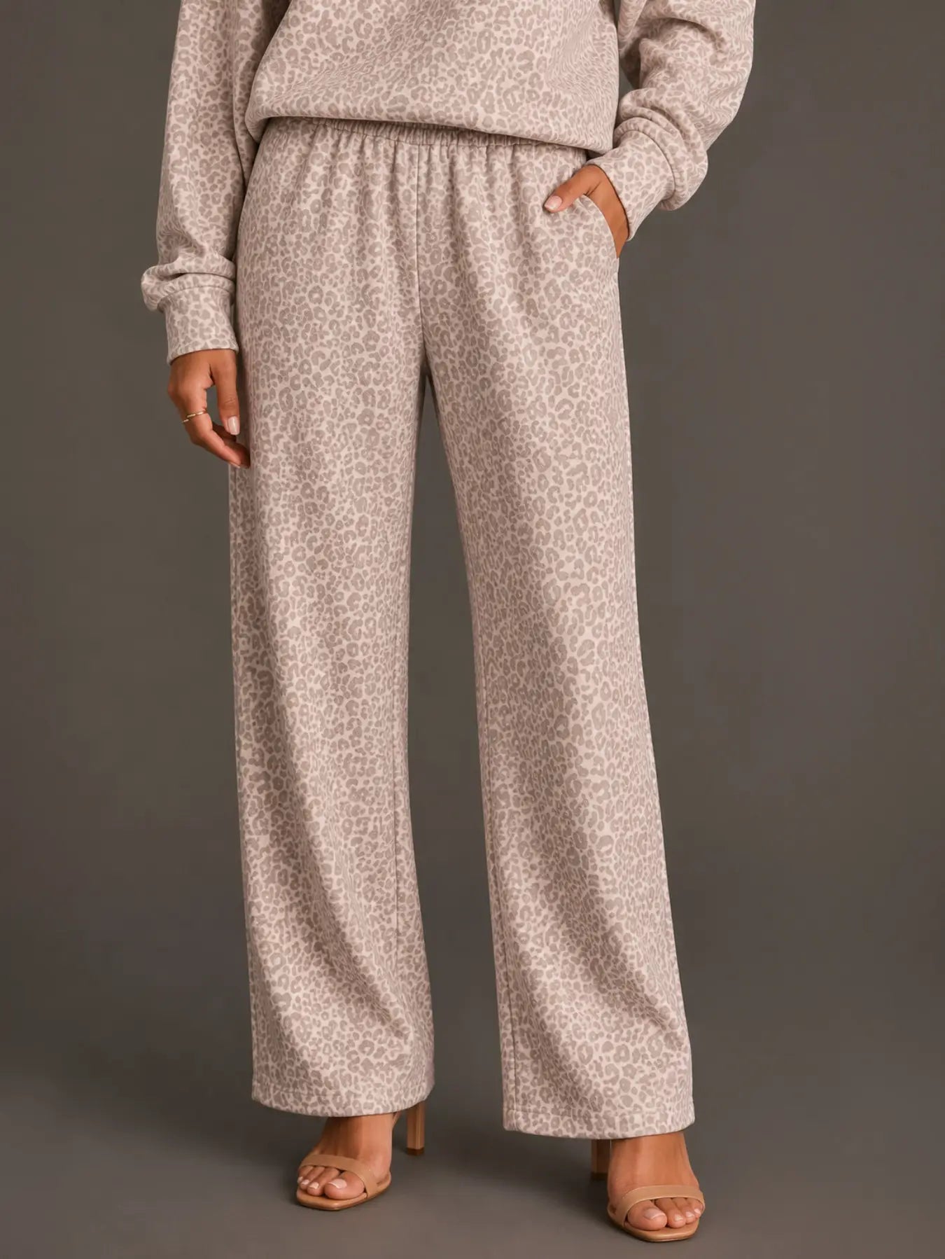Panache Apparel Co. leopard print sweatpants