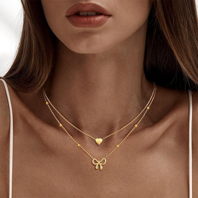 Josslyn bow necklace