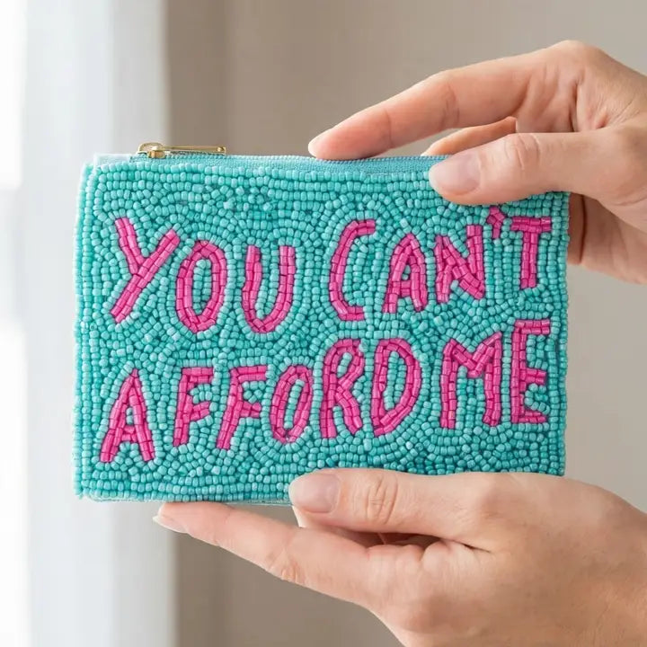 Anarchy Street beaded coin purse