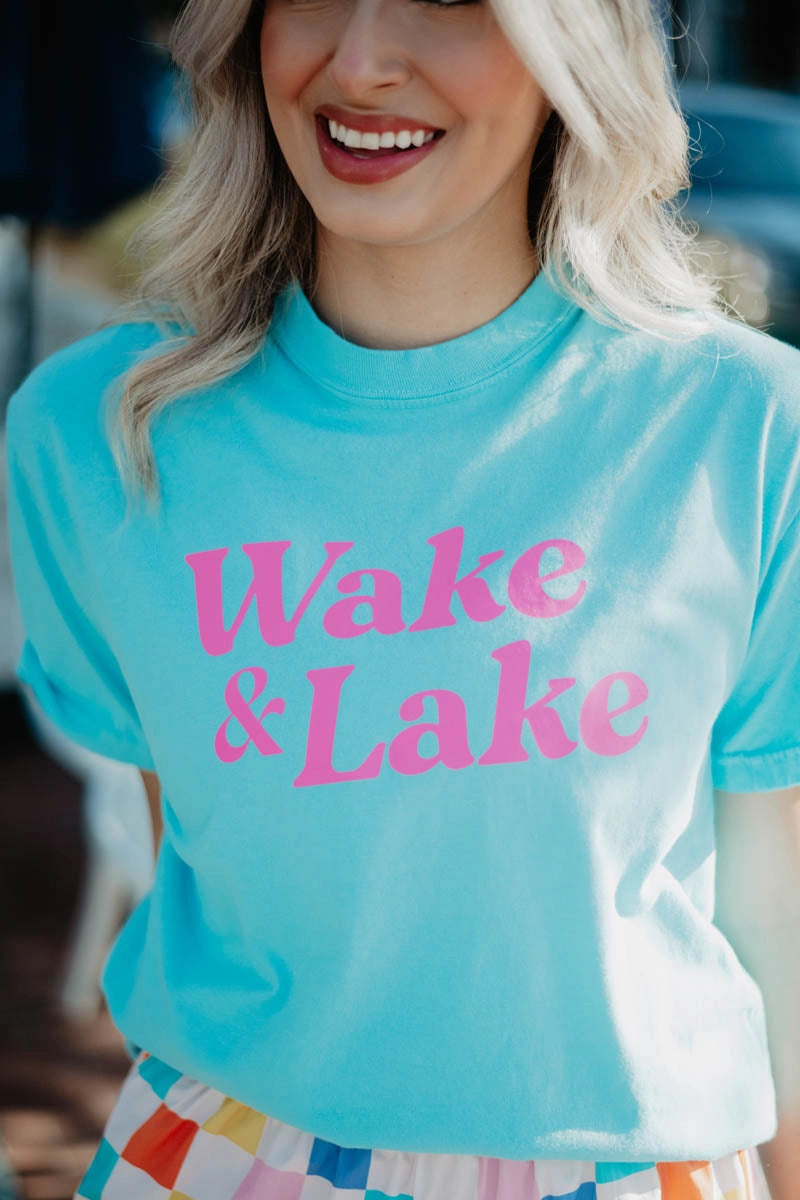 Katydid wake & lake tee