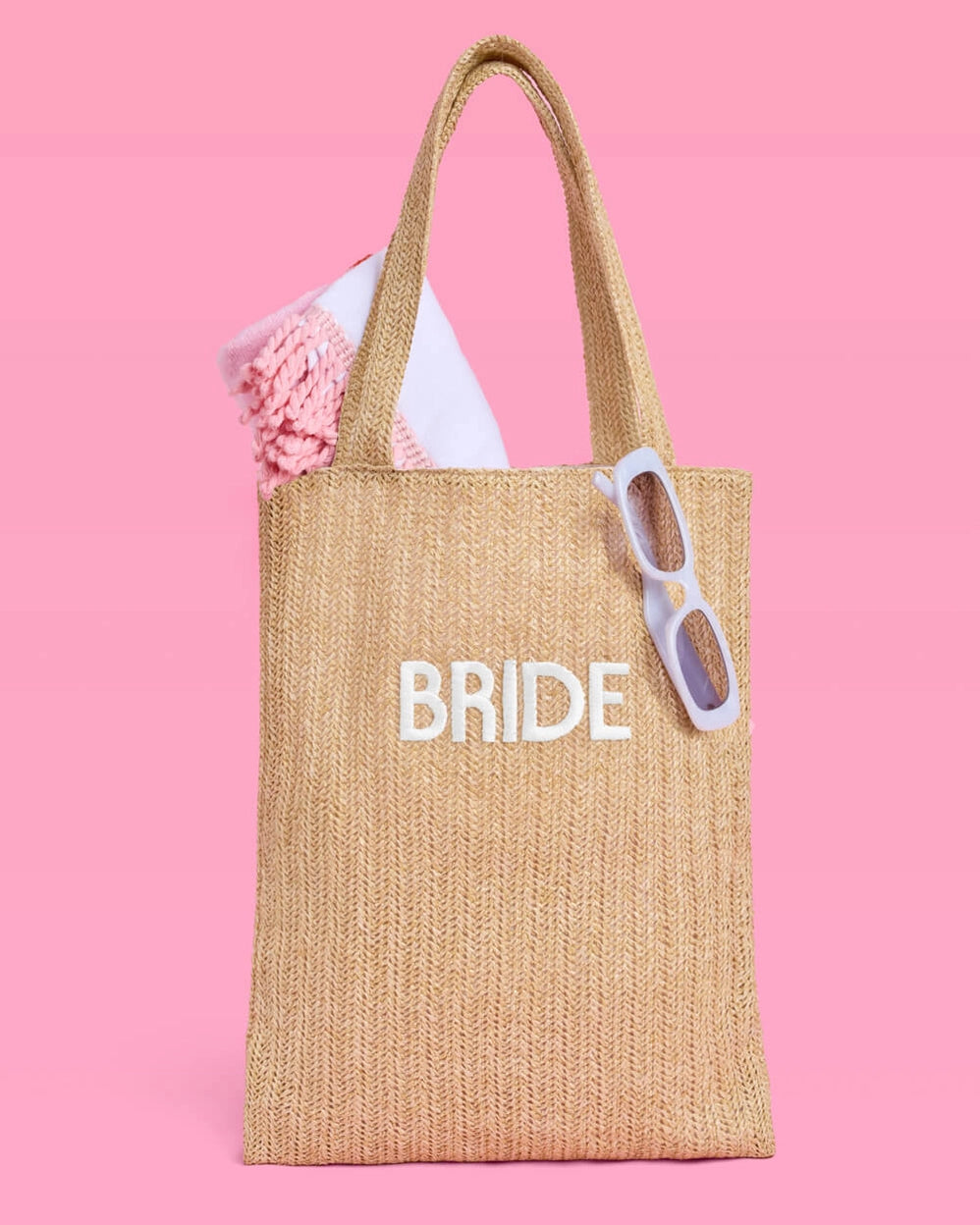 xo, Fetti bride straw tote