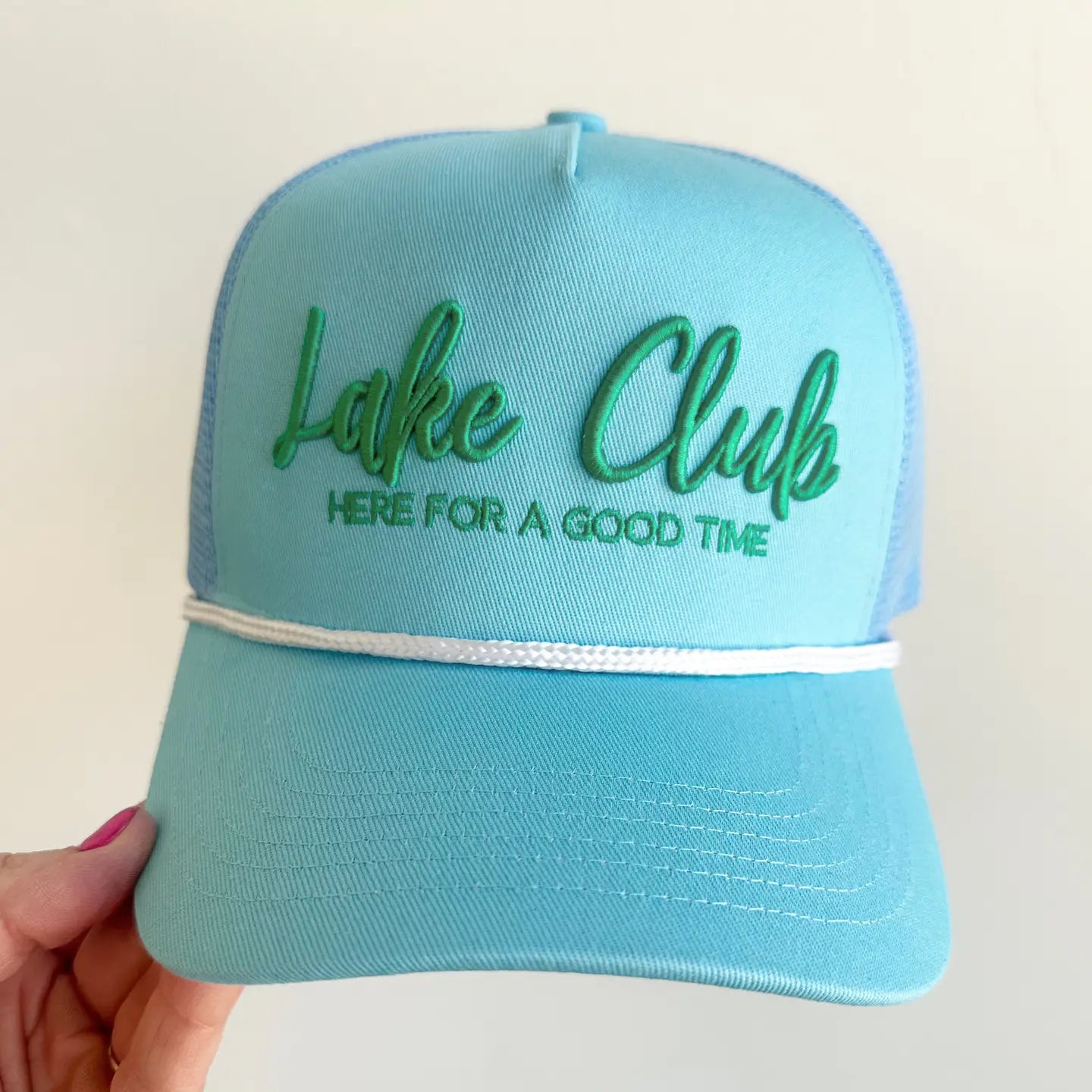 Social Statement embroidered trucker hat