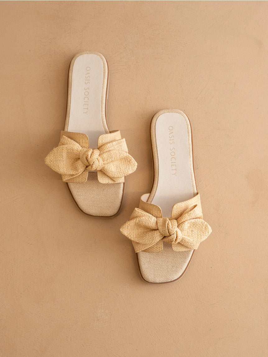 Oasis Society natural textured bow slide