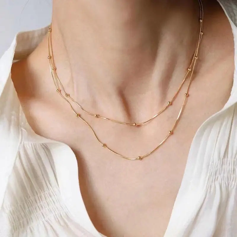 Josslyn double layered necklace