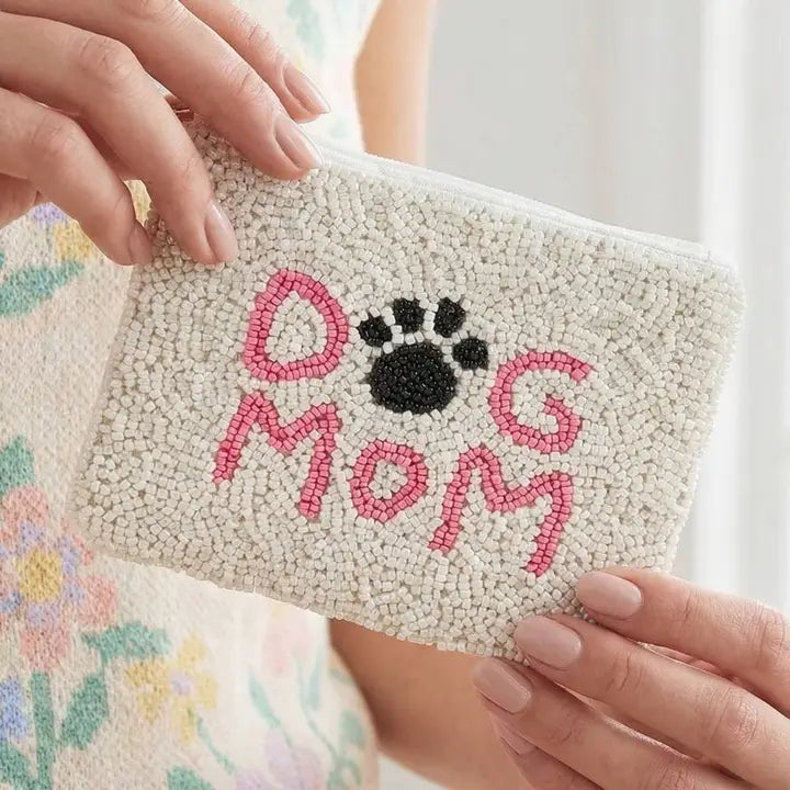 Anarchy Street beaded coin purse