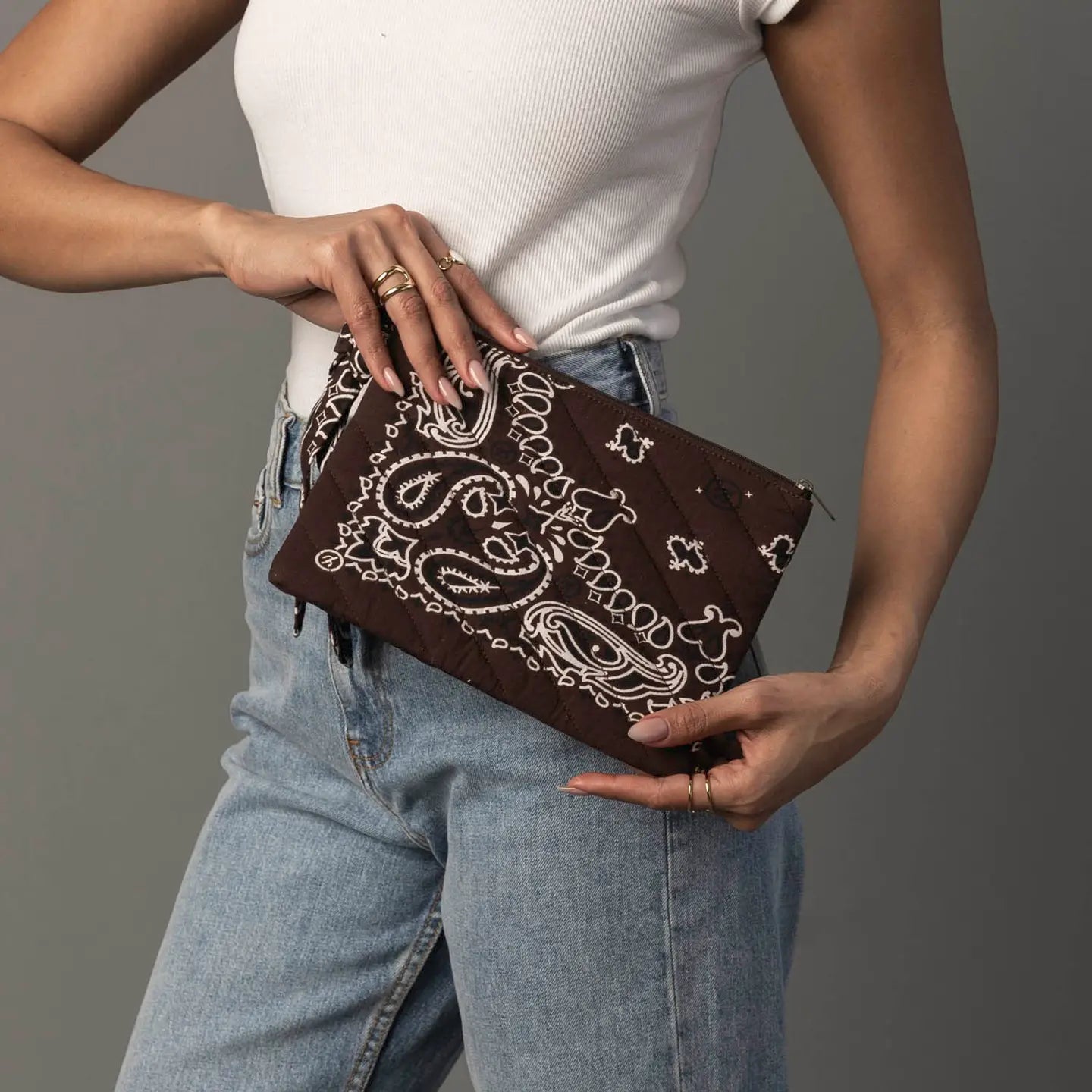 Panache Apparel Co. bandana clutch