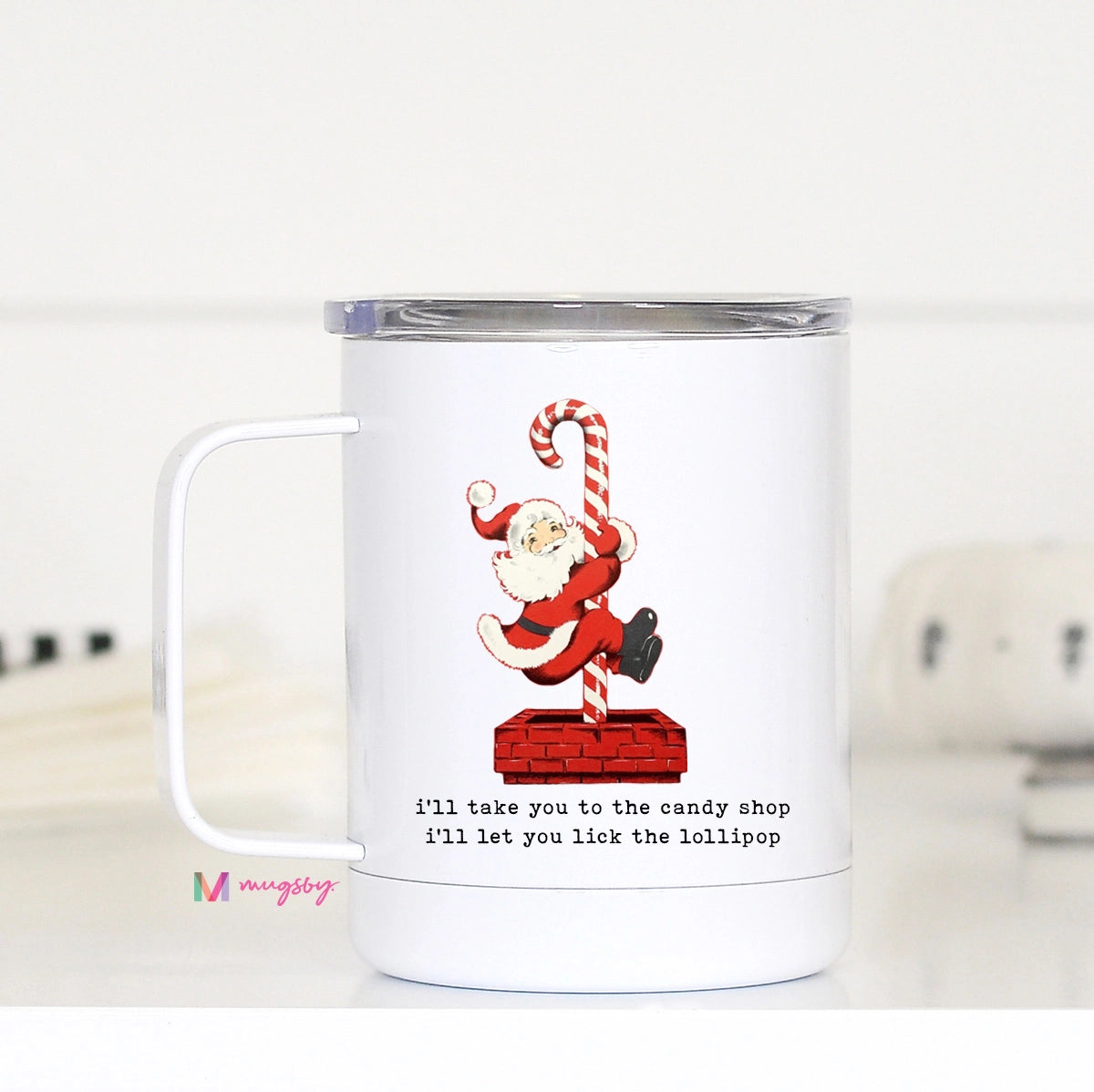 Mugsby holiday travel mug