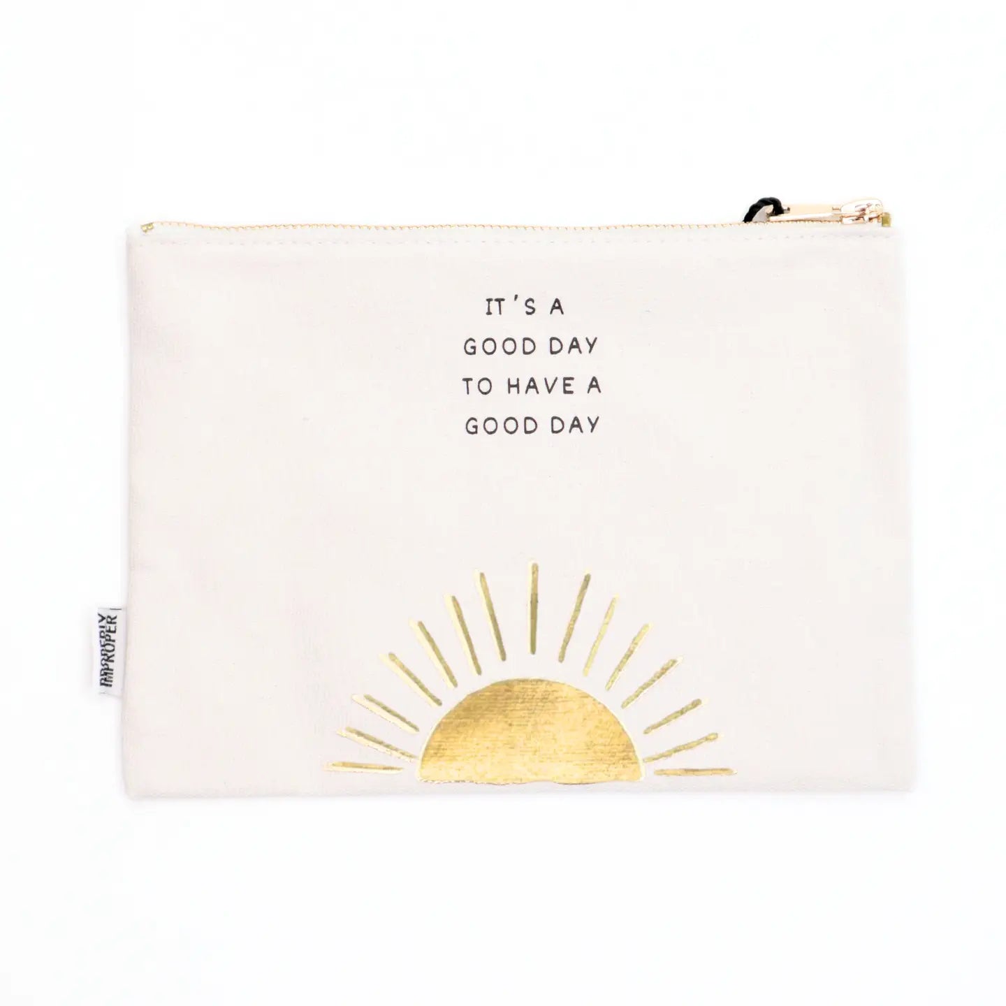 Properly Improper canvas pouch