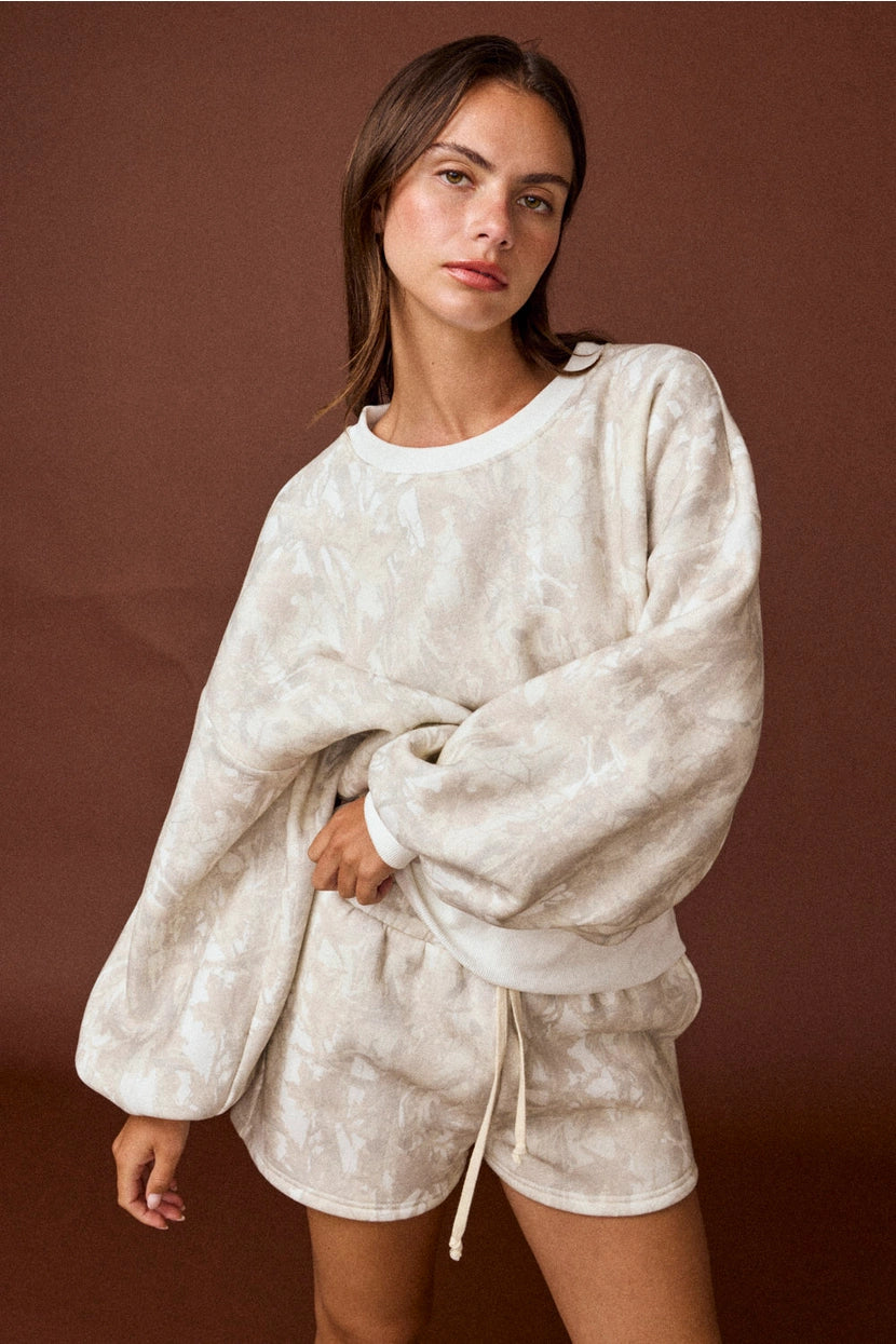 Papermoon woodland camo crewneck set