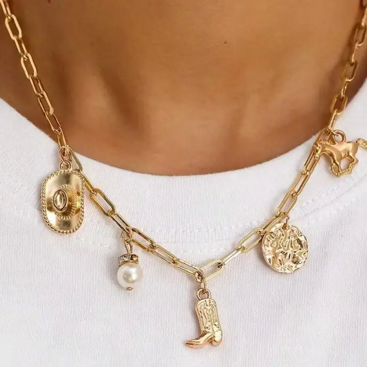Josslyn charm necklace