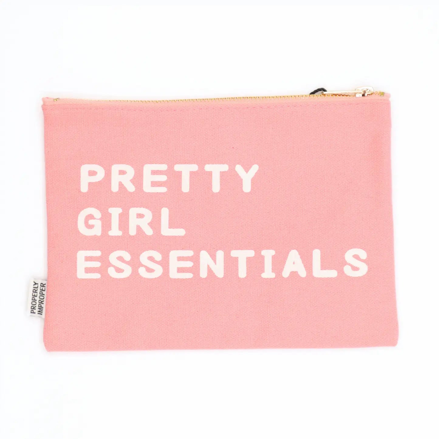 Properly Improper canvas pouch