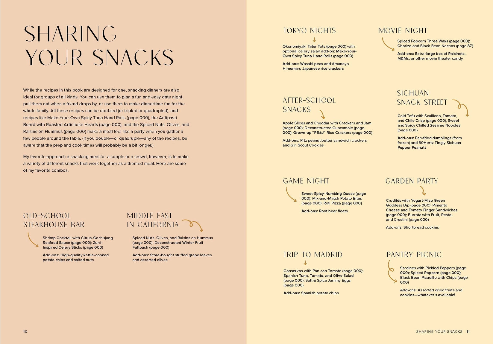 Snacking Dinners cookbook