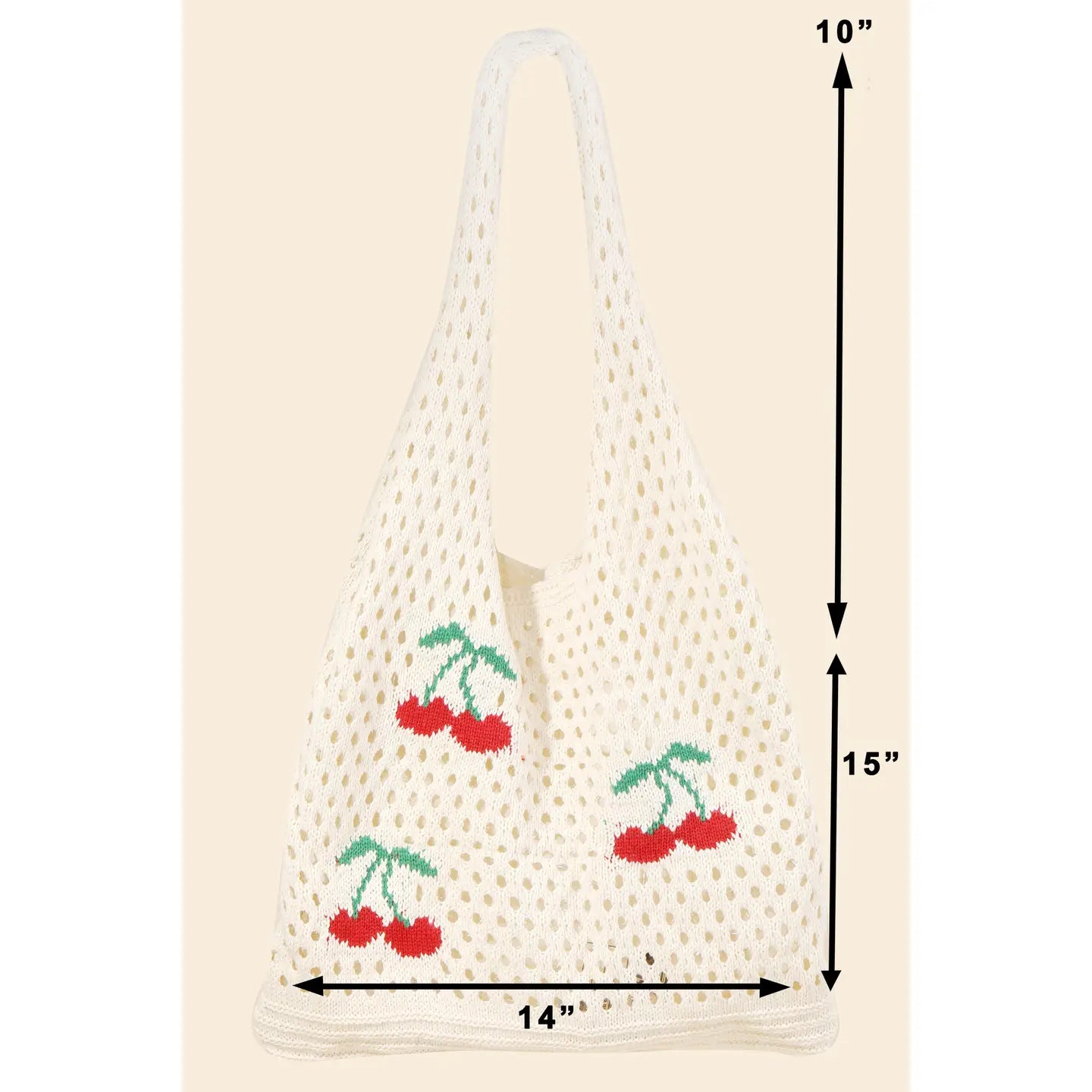 Anarchy Street cherry print net bag