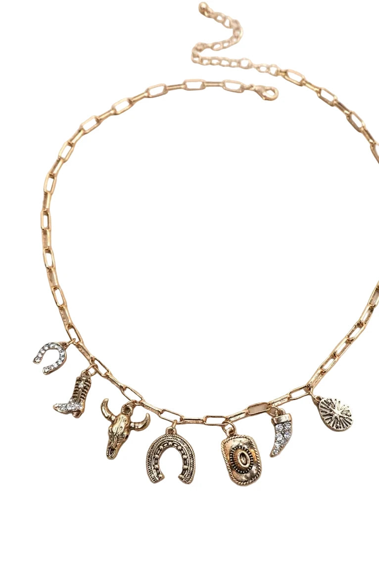 Josslyn charm necklace