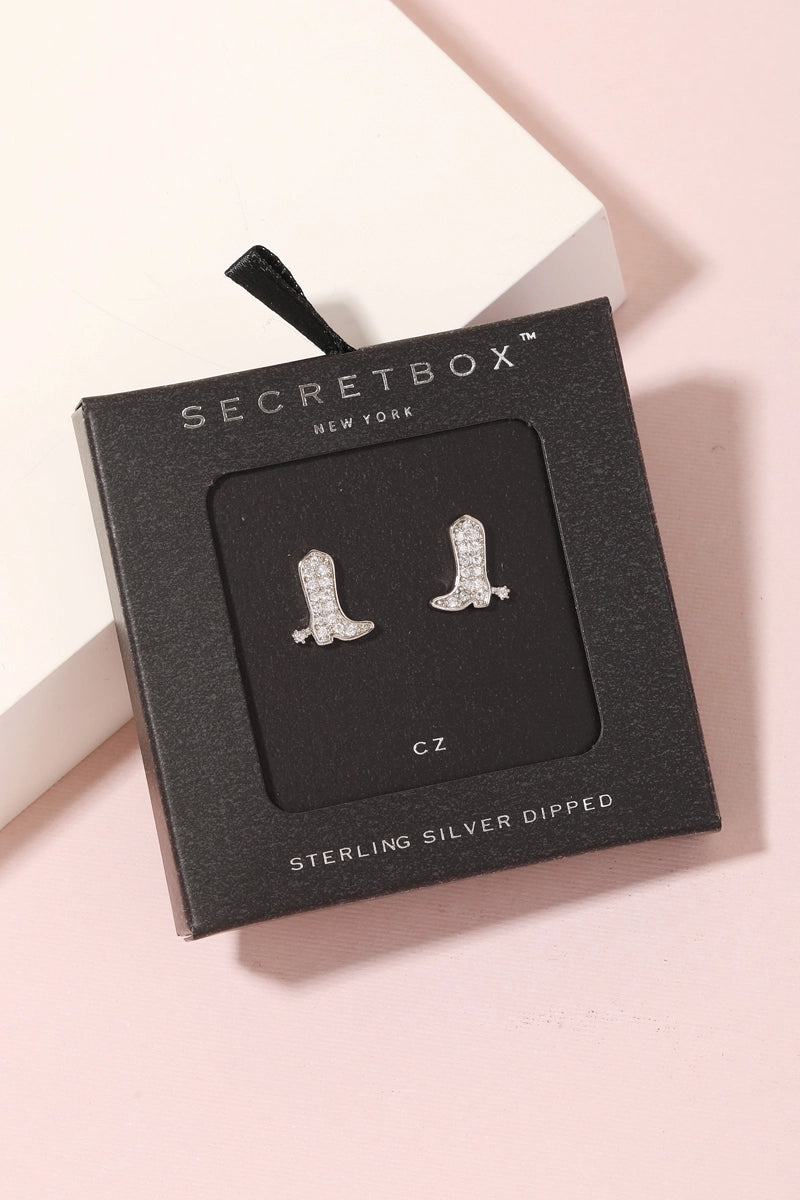 Anarchy Street gold-dipped stud earrings