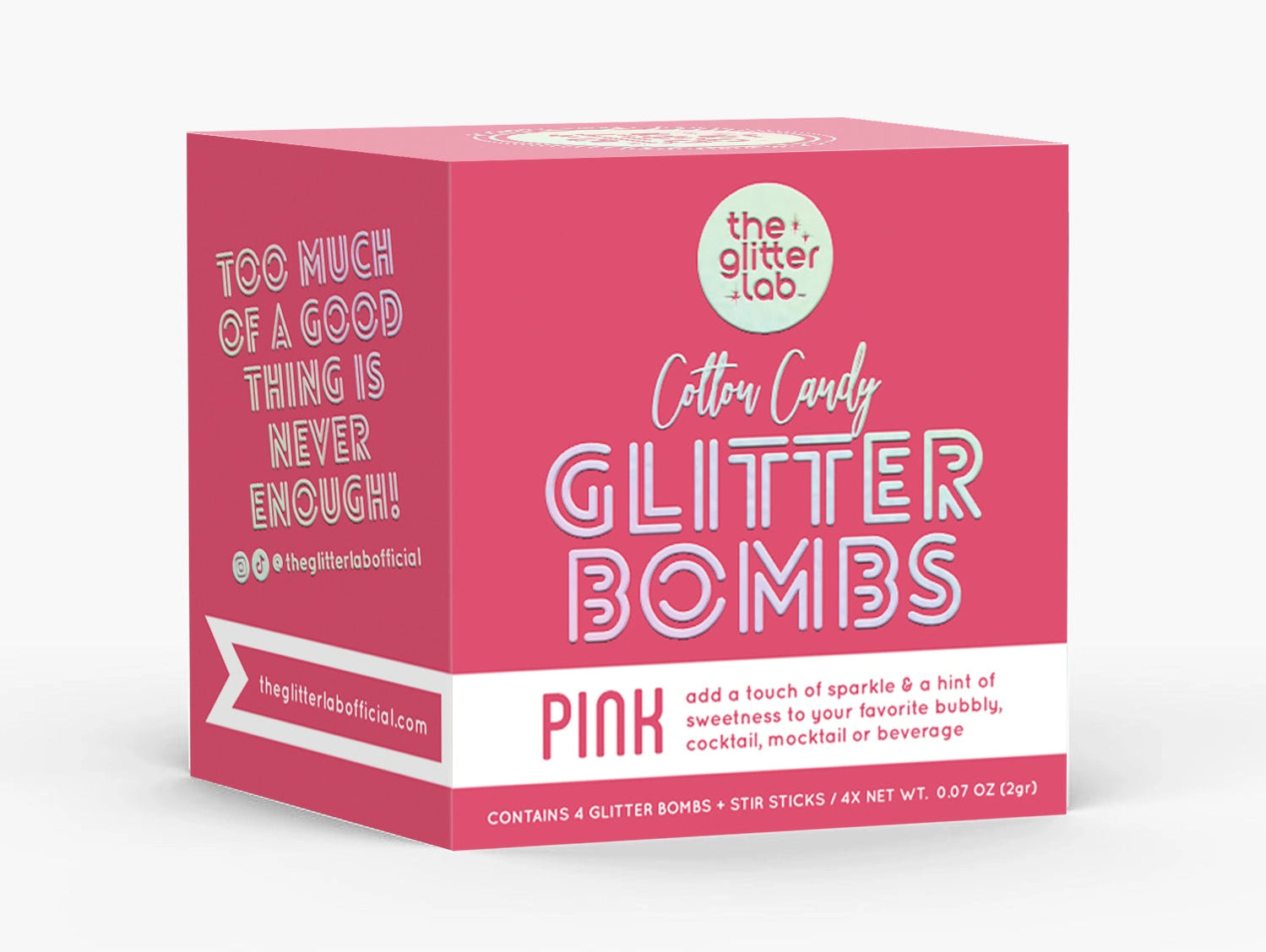 The Glitter Lab drink glitter bombs