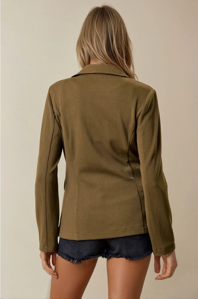 Doe and Rae double breast blazer