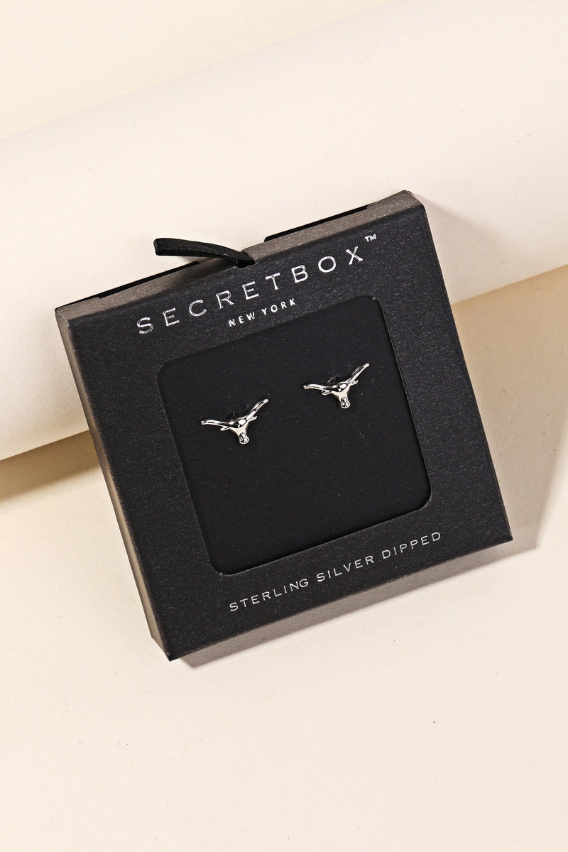 Anarchy Street gold-dipped stud earrings