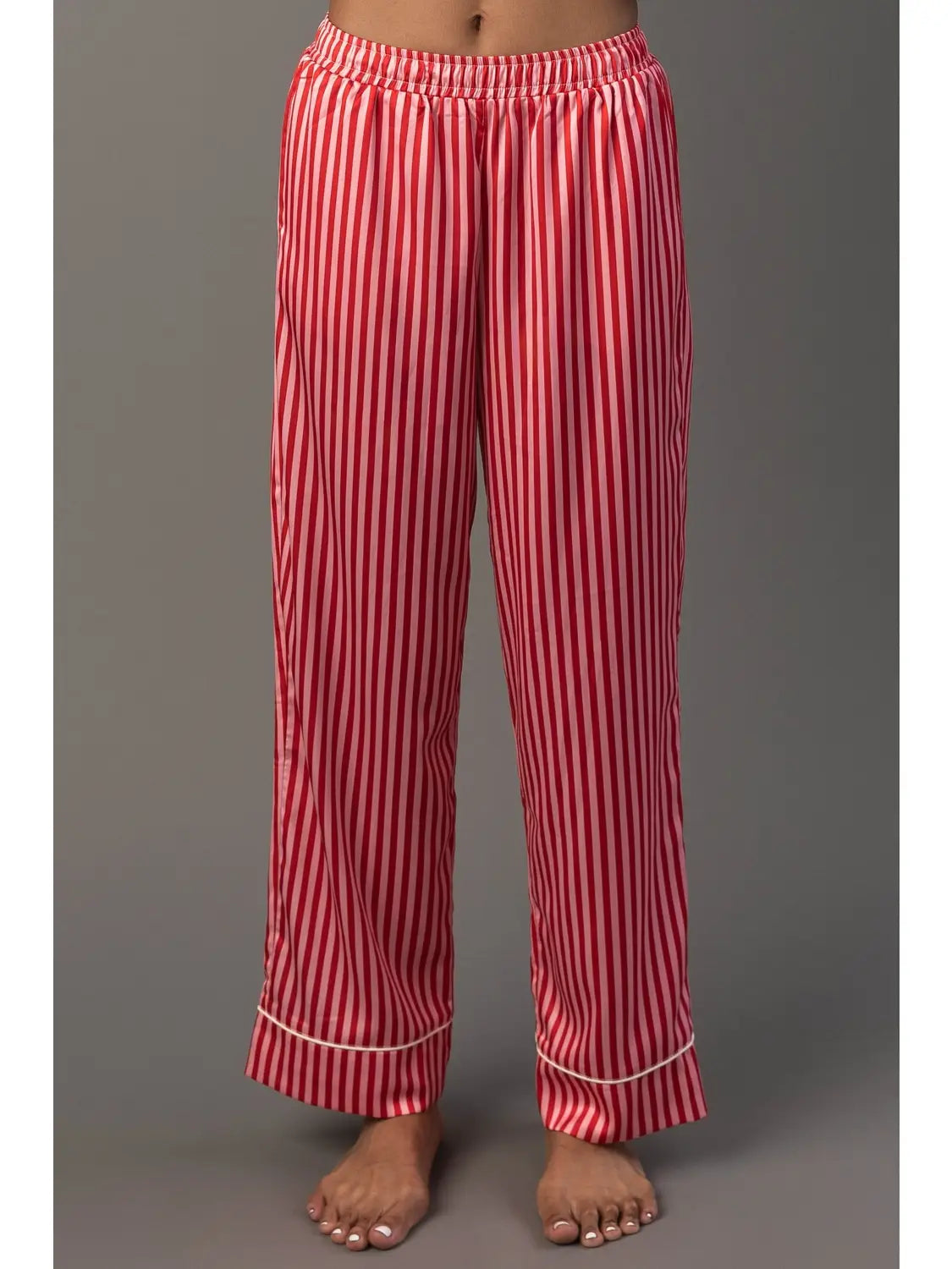 Panache Apparel Co. striped satin pajamas