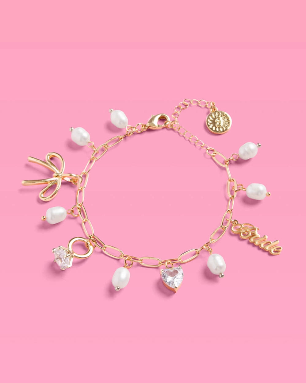 xo, Fetti bride charm bracelet