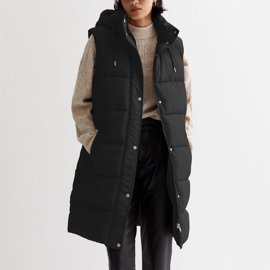Hidden Brand oversized long vest