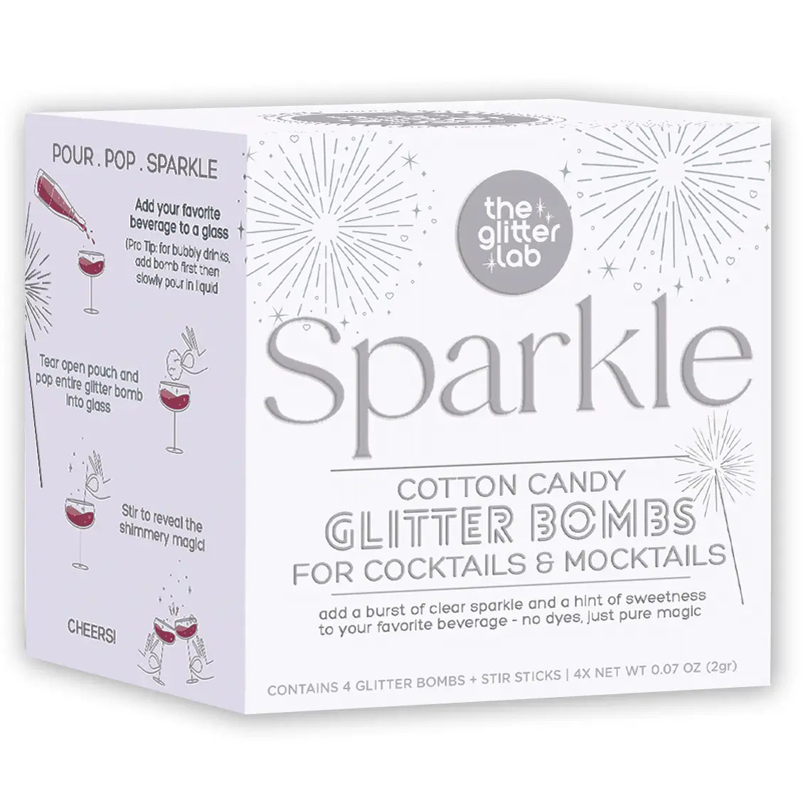 The Glitter Lab drink glitter bombs