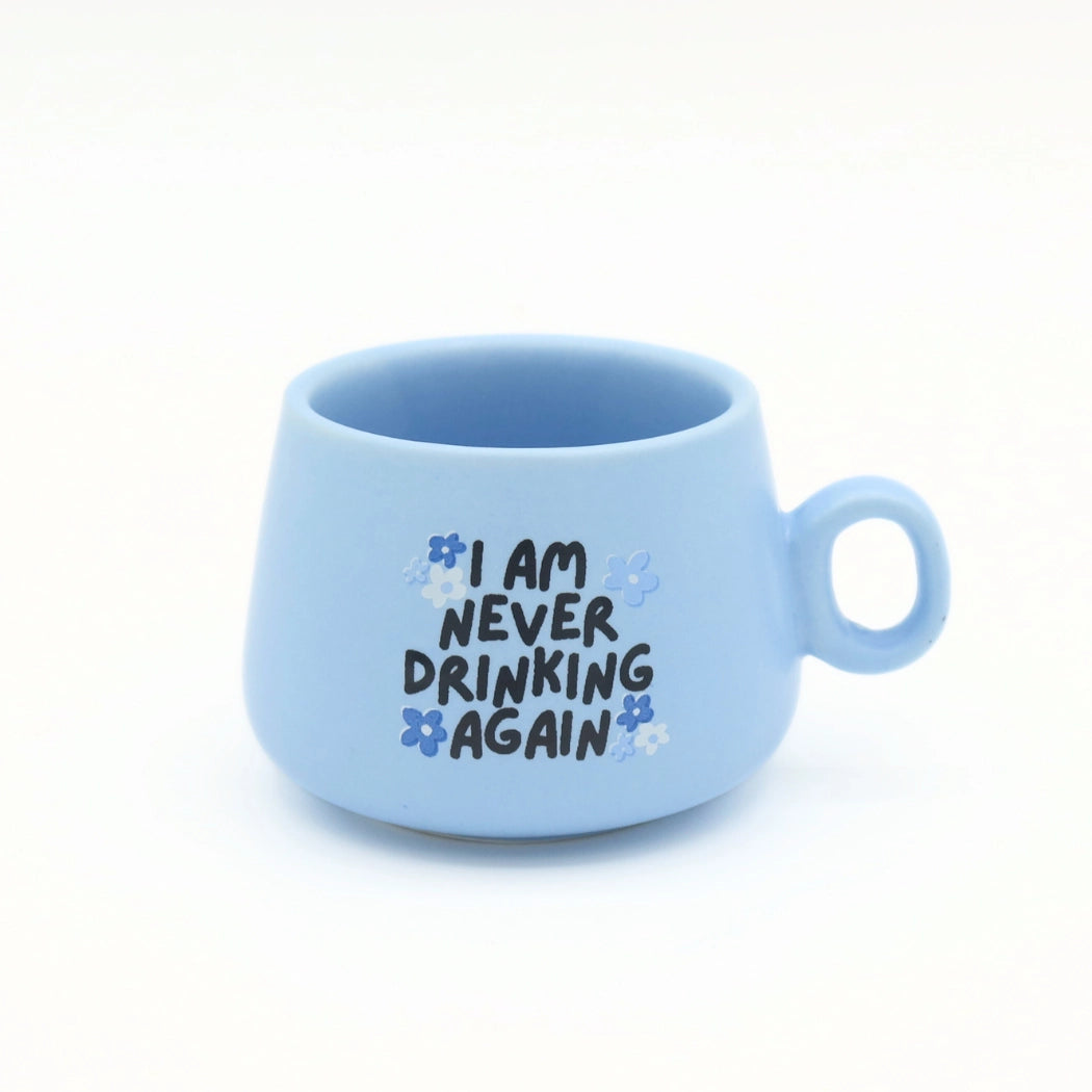 Properly Improper mug shot glass