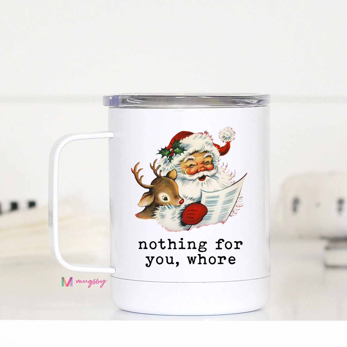 Mugsby holiday travel mug
