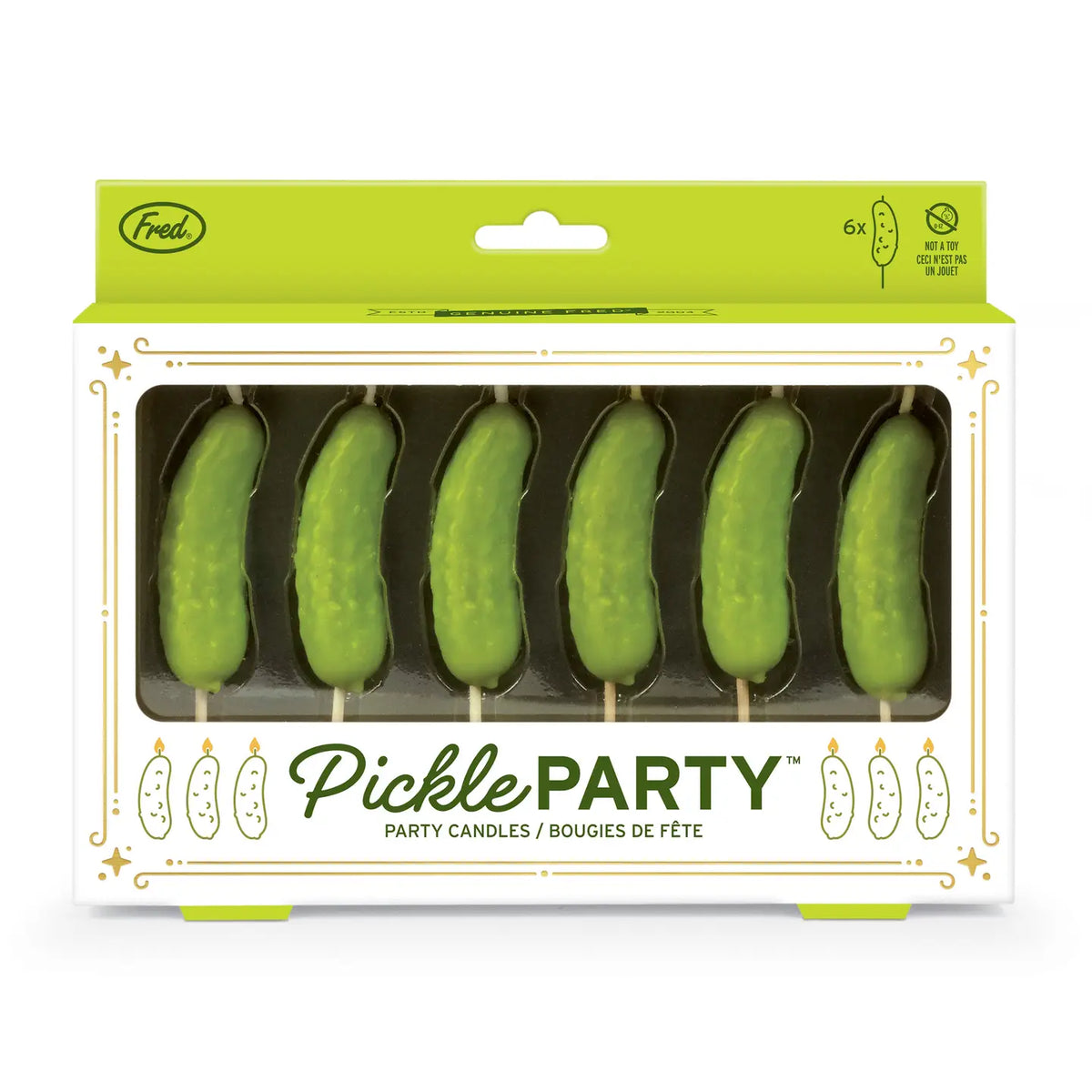Fred & Friends pickle candles