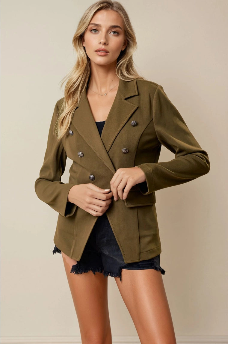 Doe and Rae double breast blazer