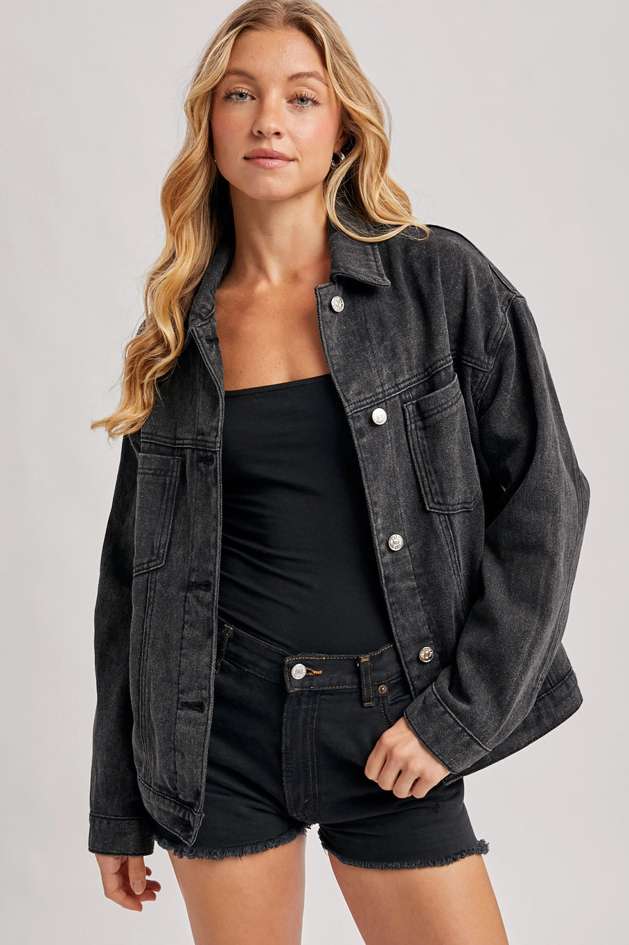 Bluivy denim oversized jacket