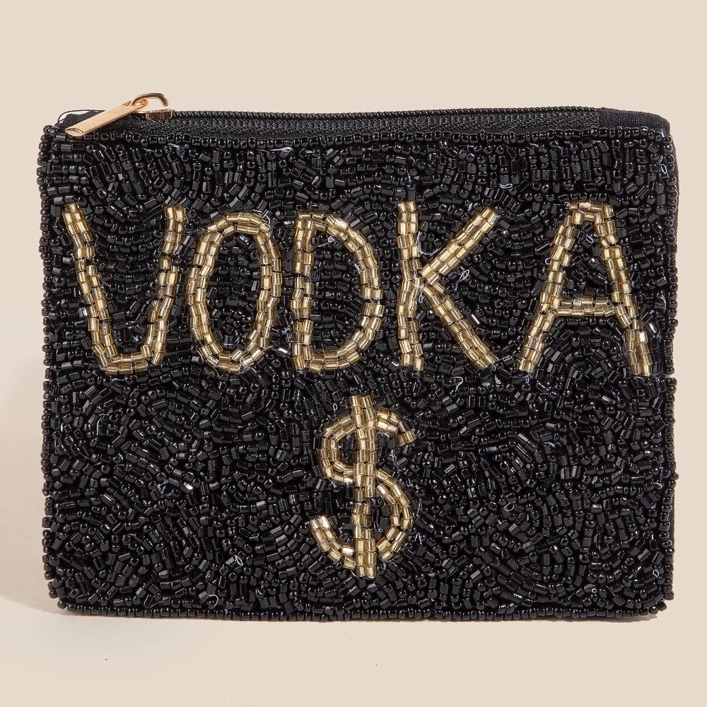 Anarchy Street beaded coin purse