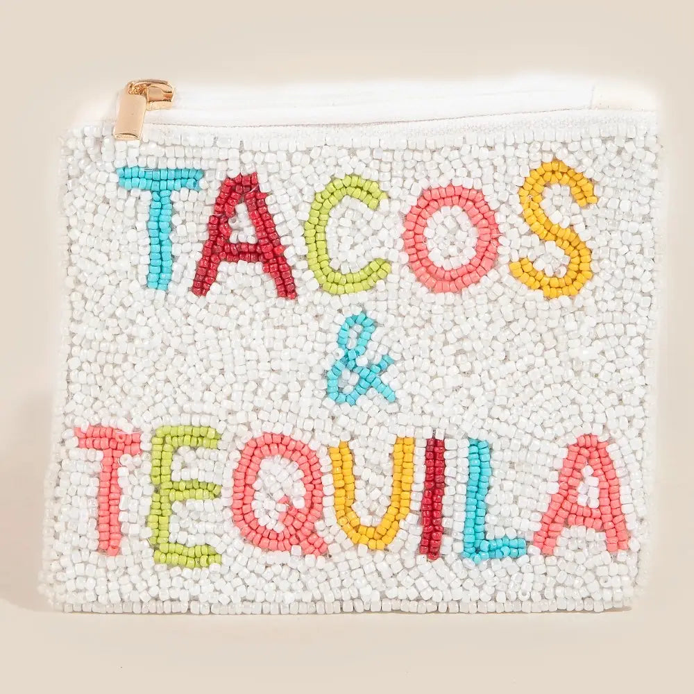 Anarchy Street beaded coin purse