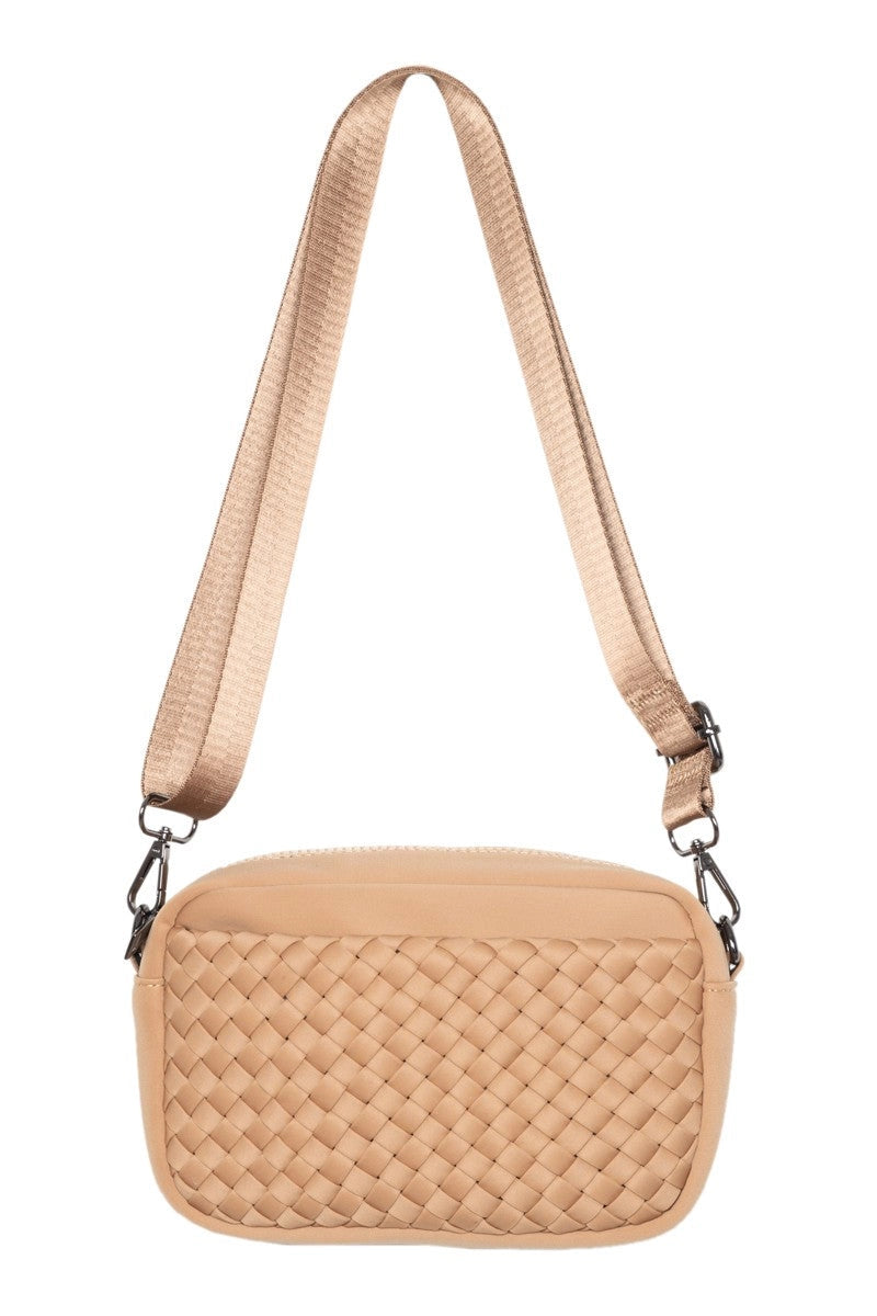 Katydid woven crossbody bag