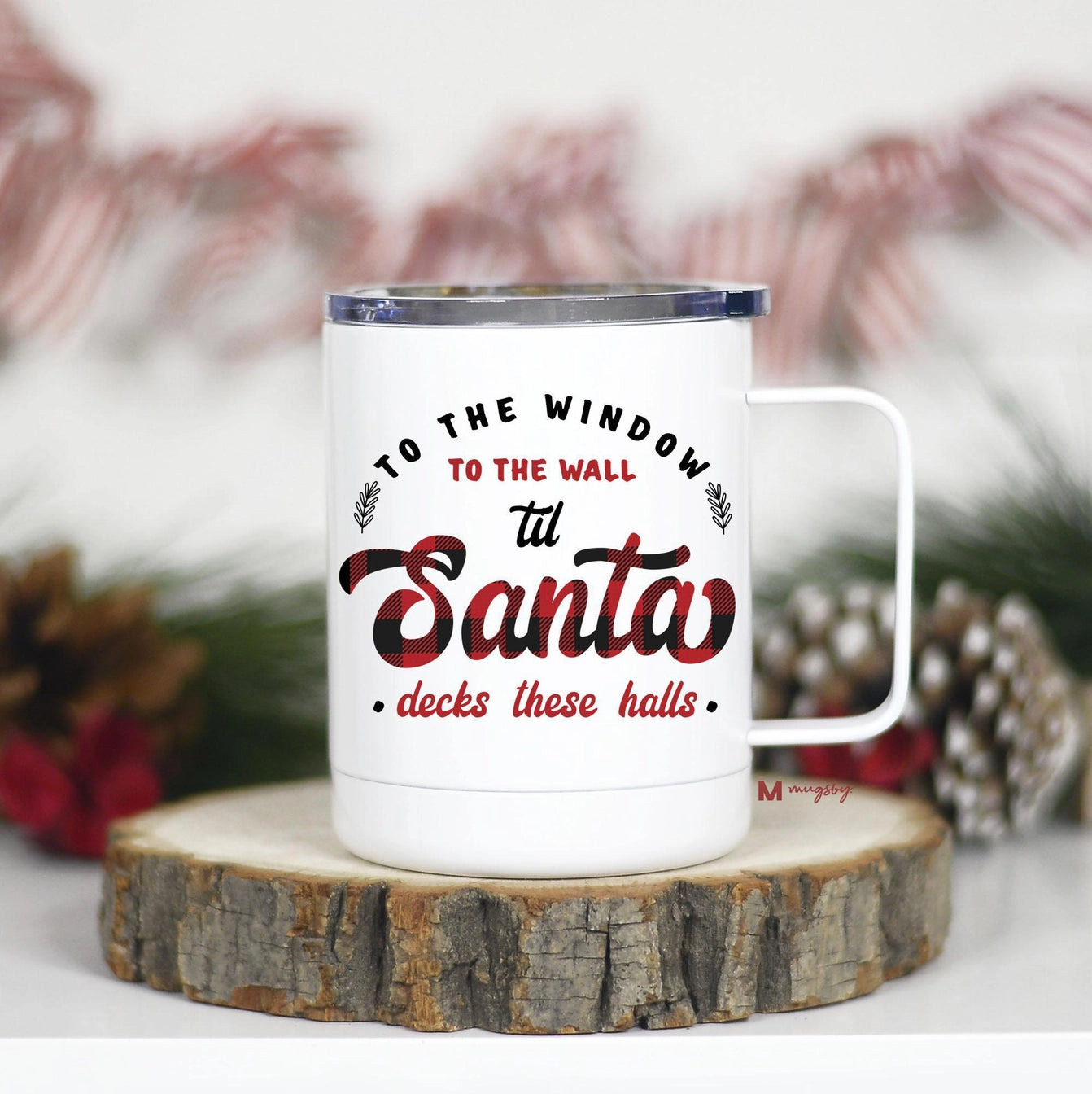 Mugsby holiday travel mug
