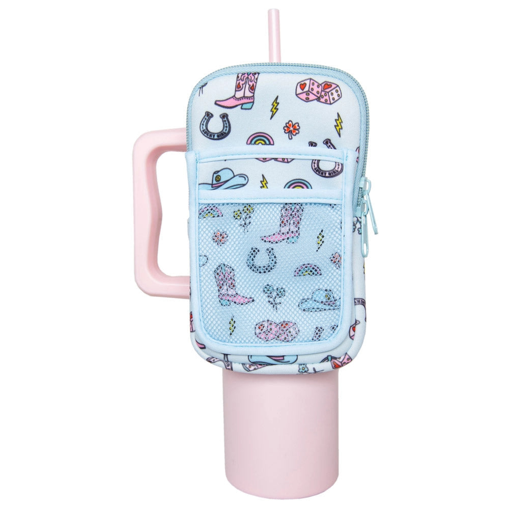 Katydid tumbler zipper pouch