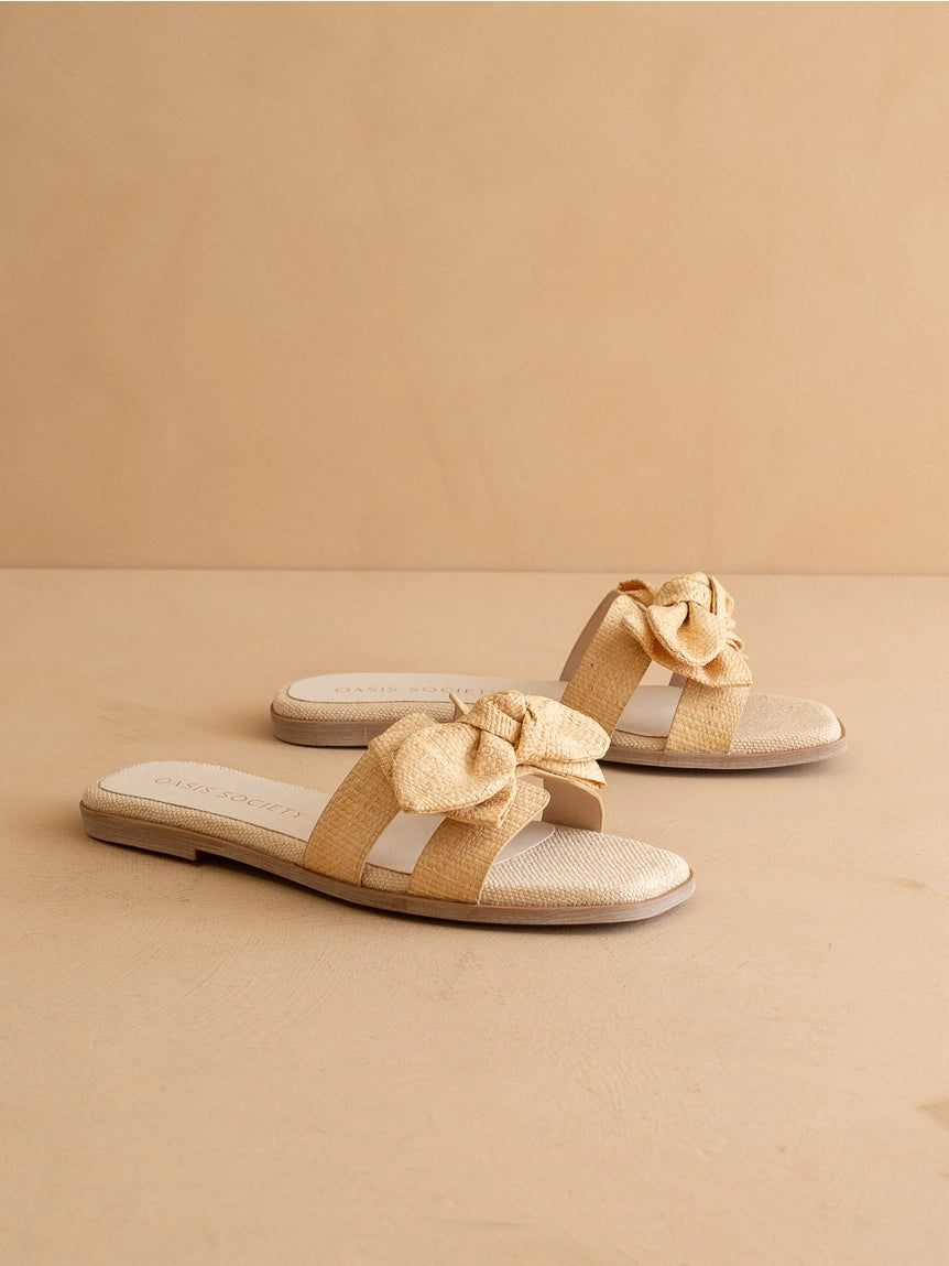 Oasis Society natural textured bow slide