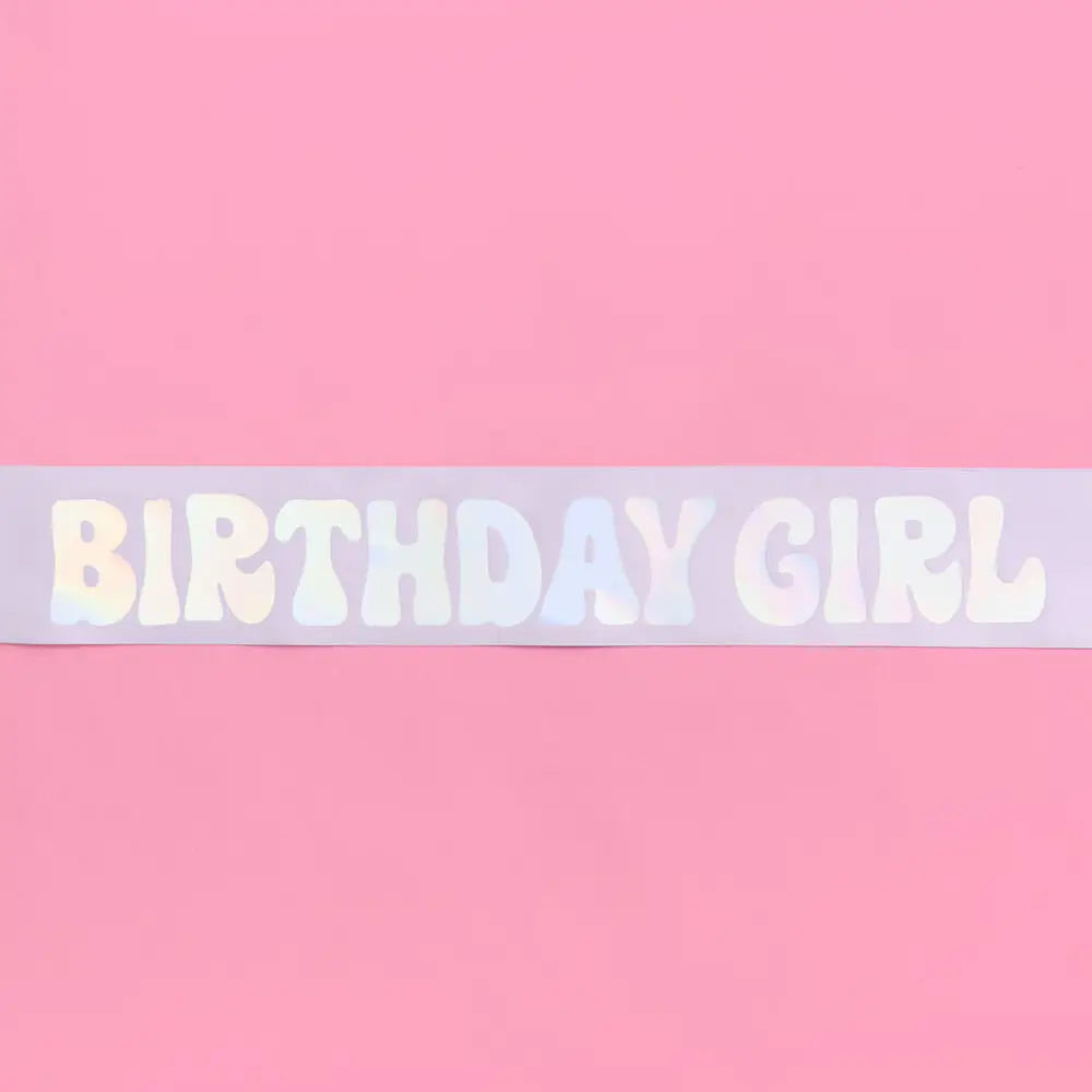 xo, Fetti birthday girl lavender sash