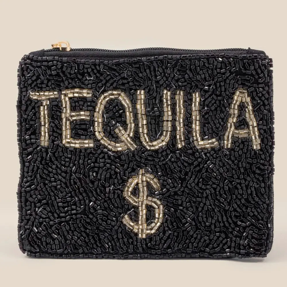 Anarchy Street beaded coin purse