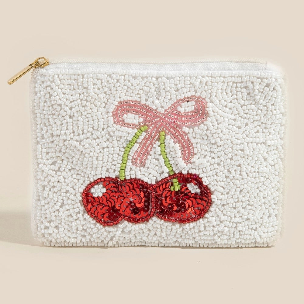 Anarchy Street beaded coin purse