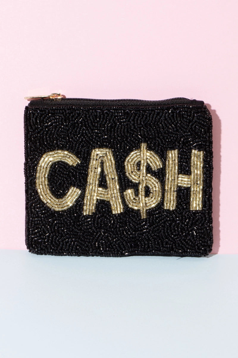 Anarchy Street beaded coin purse