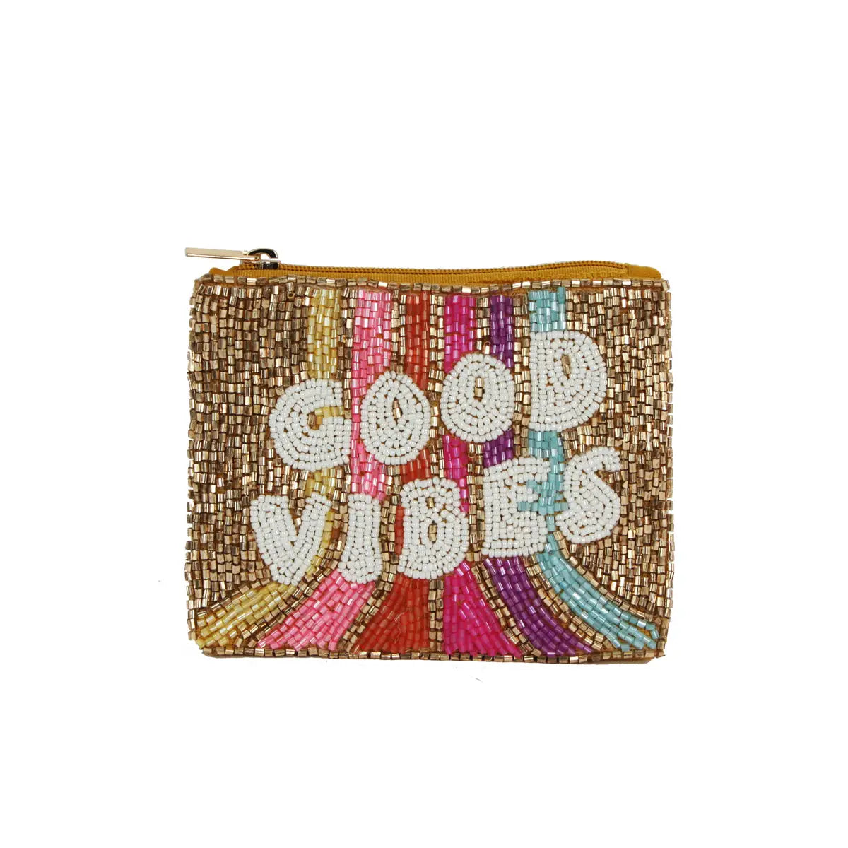 Anarchy Street beaded coin purse