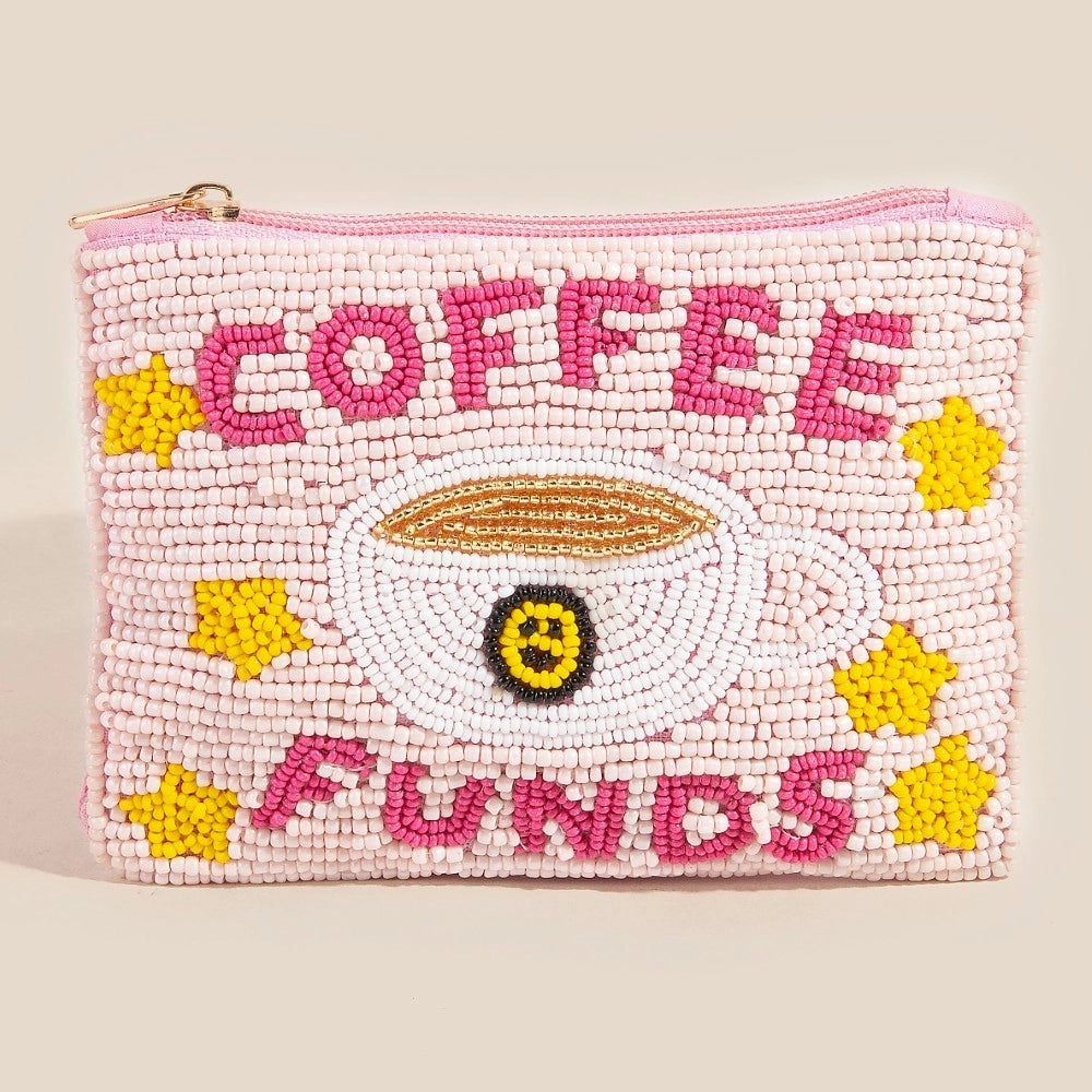 Anarchy Street beaded coin purse