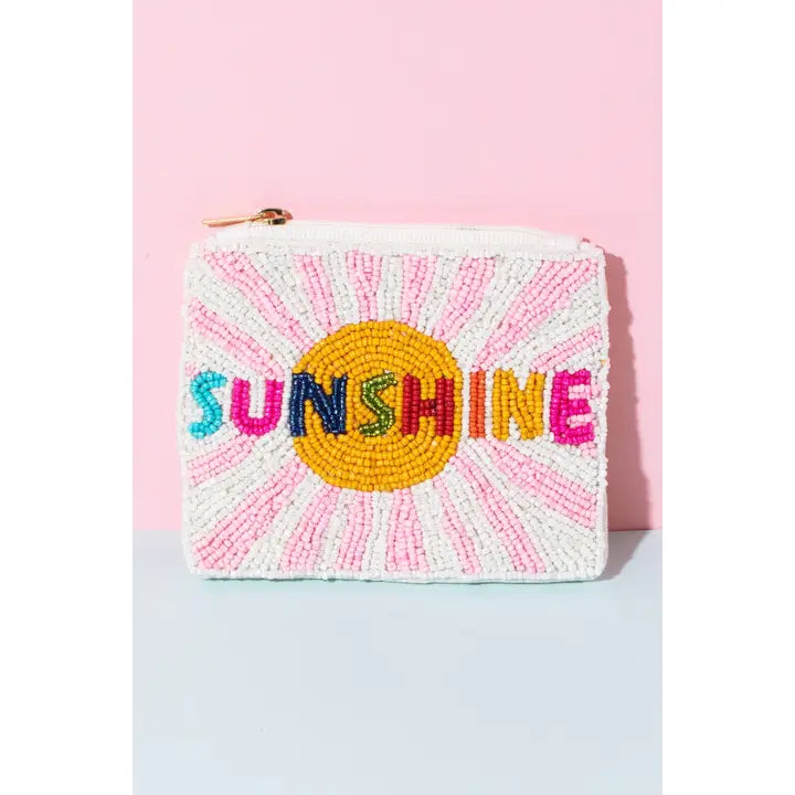 Anarchy Street beaded coin purse
