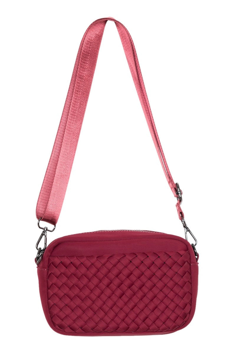 Katydid woven crossbody bag