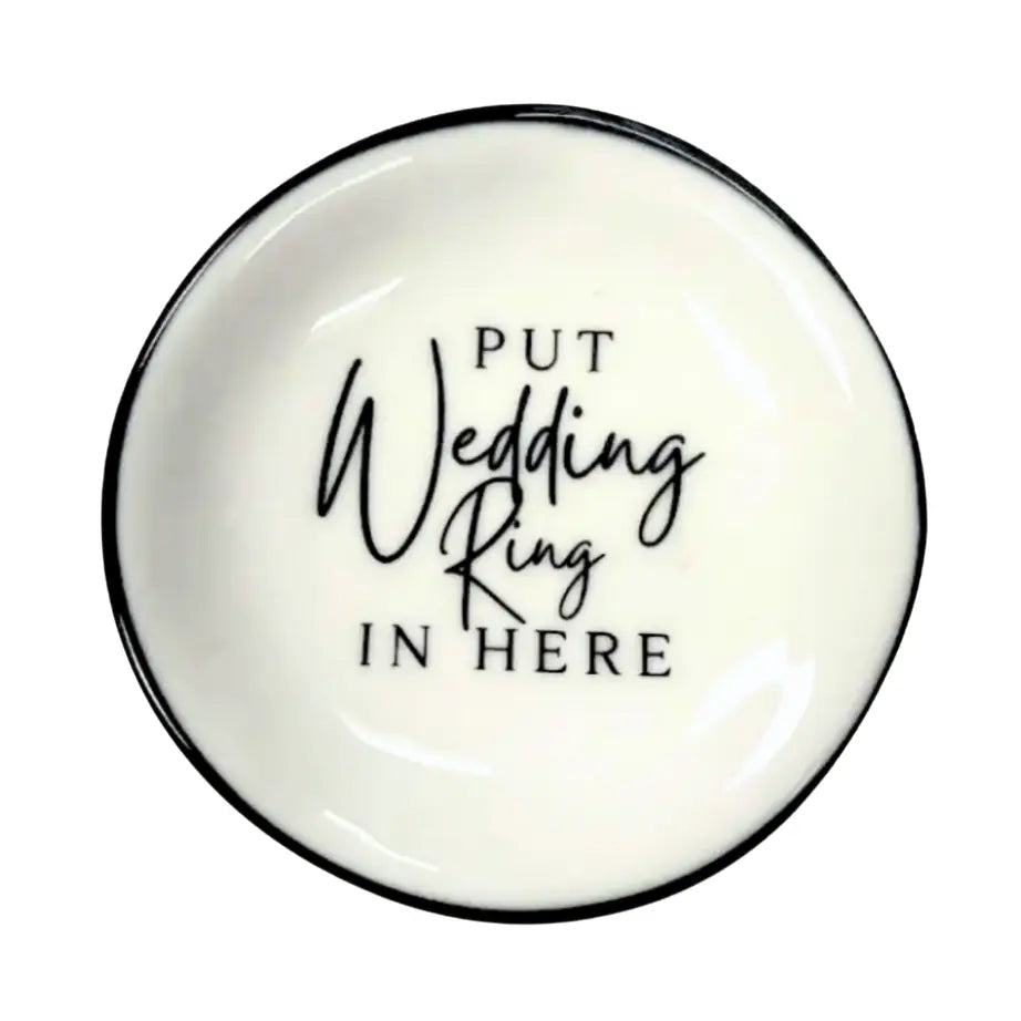 Properly Improper petite ring dish