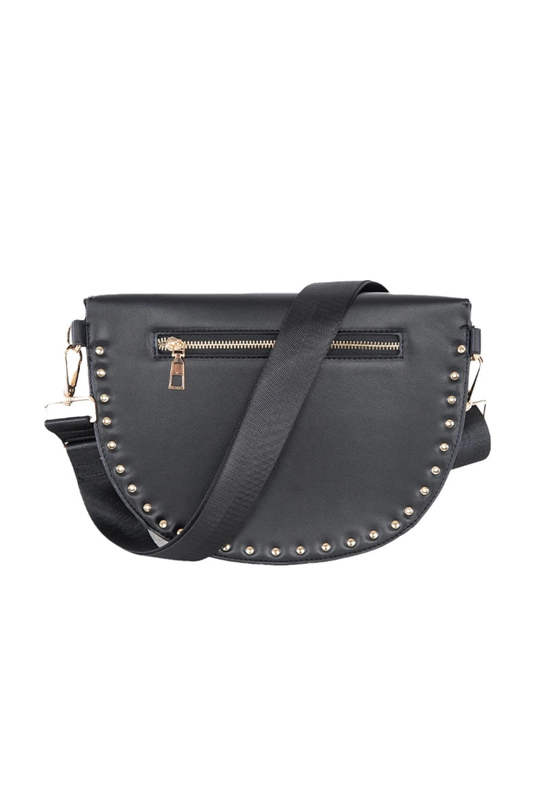 Katydid gold-studded crossbody bag